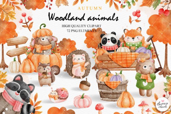 Autumn Woodland Animal Clipart: Your Go-To Fall Design Resource