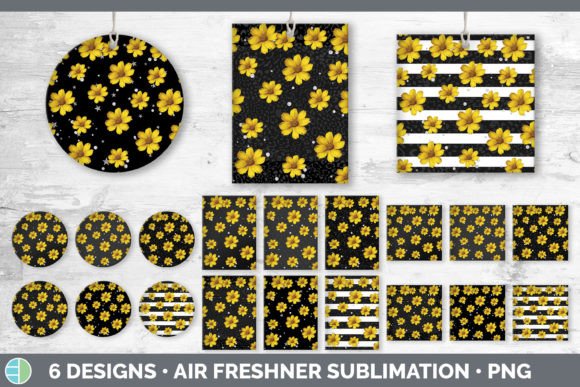 Black Animal Print Air Freshener | Subli: Bold Design Assets