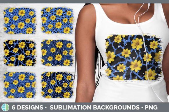 Blue Animal Print Distressed Sublimation: A Bold Design Asset