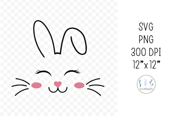 Bunny Face Easter Rabbit Cute Animal: A Versatile Design Asset