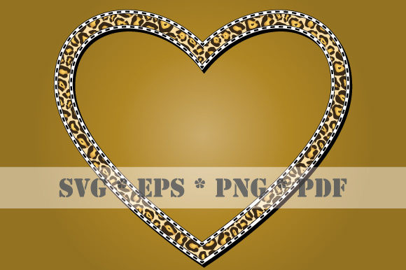 The Heart Animal Skin Jaguar Frame Vector: Bold, Wild, and Ready for Your Brand